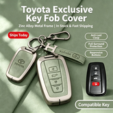 Suitable for Toyota car key covers. Toyota zinc alloy key covers. Toyota car specific key cases.